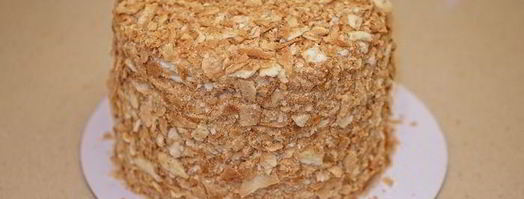 наполеон с заварным карамельным кремом. Шаг 22