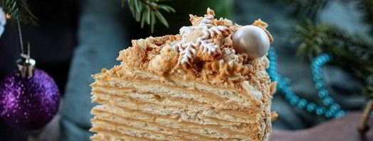 наполеон с заварным карамельным кремом. Шаг 25