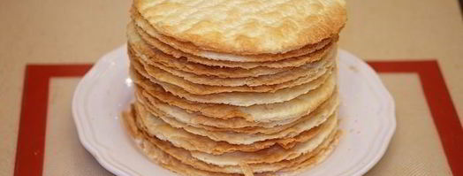 наполеон с заварным карамельным кремом. Шаг 10