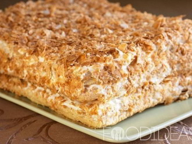 Рецепт наполеона со сгущенкой