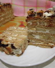 Торты из печенья