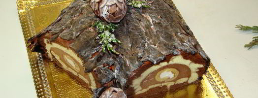 рождественское полено. Шаг 16