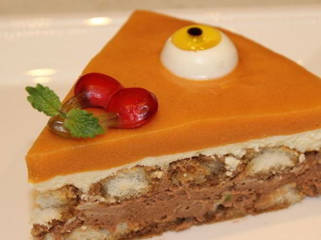 Рецепт шоколадна-лаймового торт с хурмой взгляд циклопа