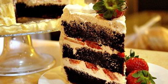 Шоколадный шифоновый торт