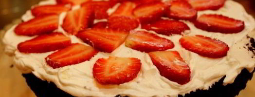 шоколадный шифоновый торт. Шаг 19