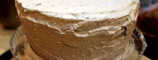 шоколадный шифоновый торт. Шаг 20