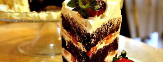 шоколадный шифоновый торт. Шаг 22