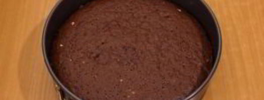 шоколадный торт с молочно-клубничным желе. Шаг 13