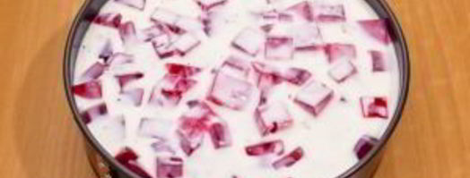 шоколадный торт с молочно-клубничным желе. Шаг 22