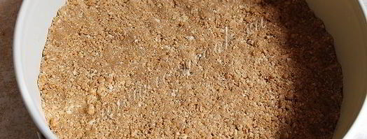 торт без выпечки с вишней. Шаг 4