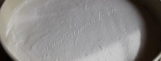 торт без выпечки с вишней. Шаг 7