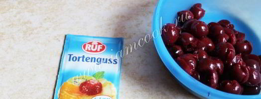 торт без выпечки с вишней. Шаг 8