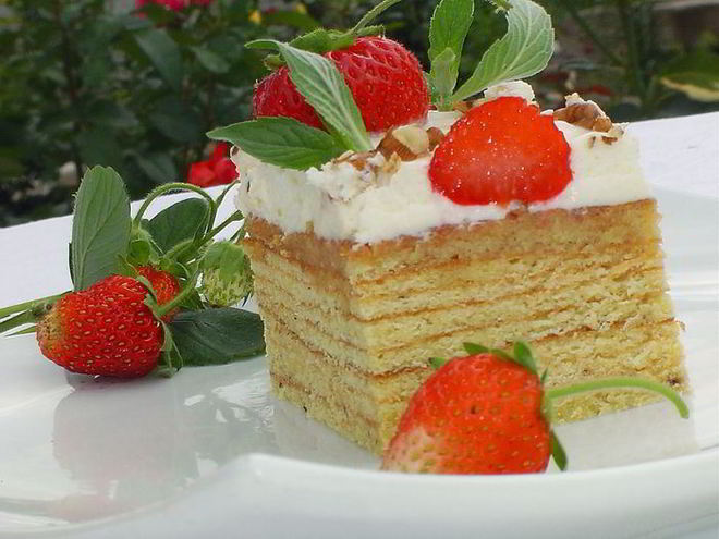 Рецепт торта клубничка на дереве