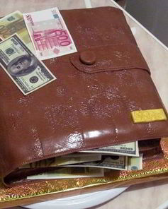 Торт Кошелек