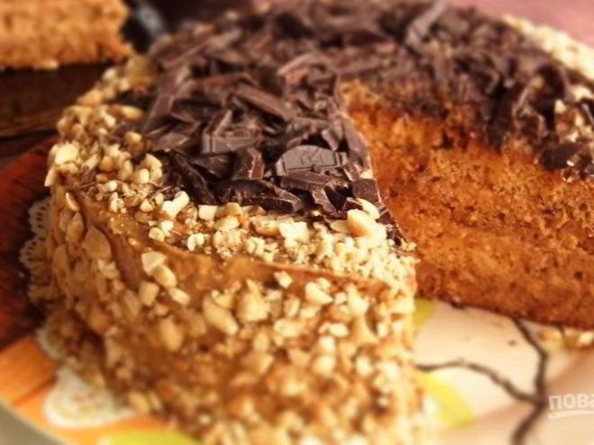 Рецепт торта мужского идеал со сгущенкой