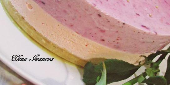 Торт-парфе Смородиновые облака