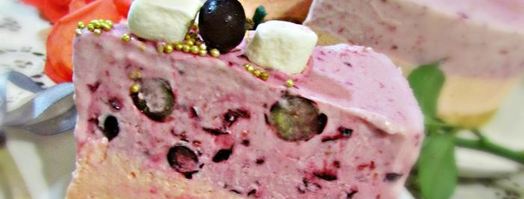 торт-парфе смородиновые облака. Шаг 22