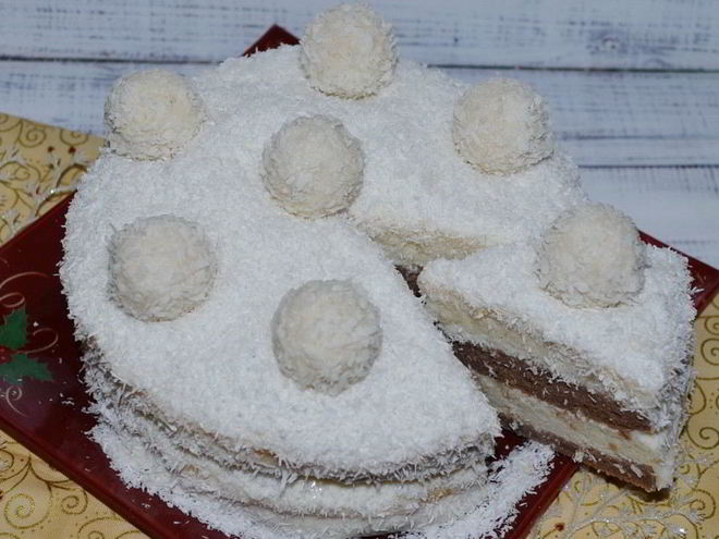 Рецепт торта рафаэлло