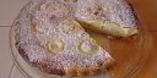 Торт с яблоками и маскарпоне