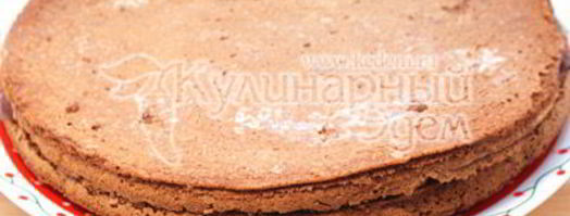 торт шоколадный праздник. Шаг 8