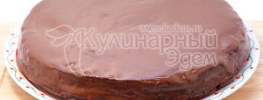 торт шоколадный праздник. Шаг 10