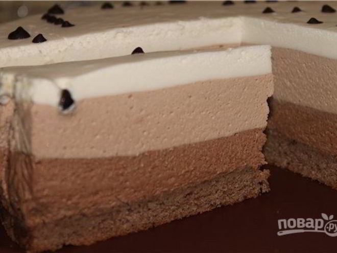 Рецепт торта три шоколада