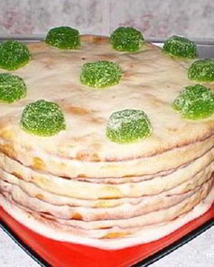 Торт творожный Наполеон