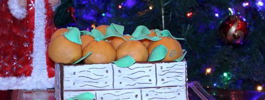 торт ящик с апельсинами. Шаг 15