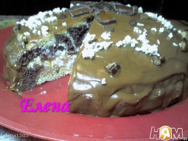 Рецепт торта зебра