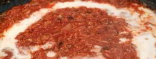 тортеллини с крабовым соусом. Шаг 7