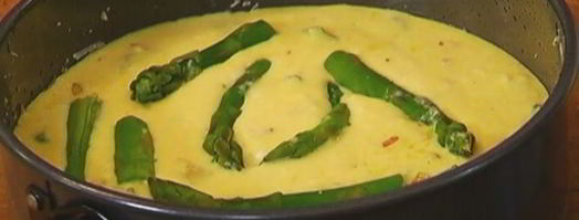 творожный торт со спаржей и цукини. Шаг 10