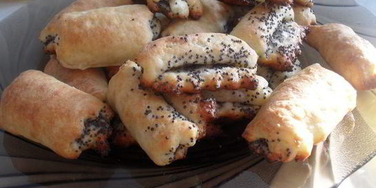 Творожно-маковые рулетики