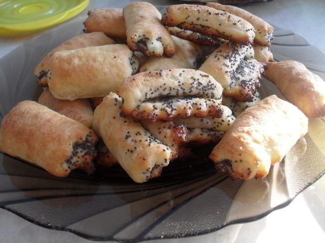 Рецепт творожно-маковых рулетики