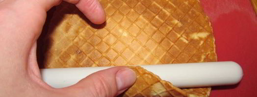 вафельные трубочки. Шаг 4