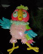 Выпечка из пресного теста Попугай Кеша