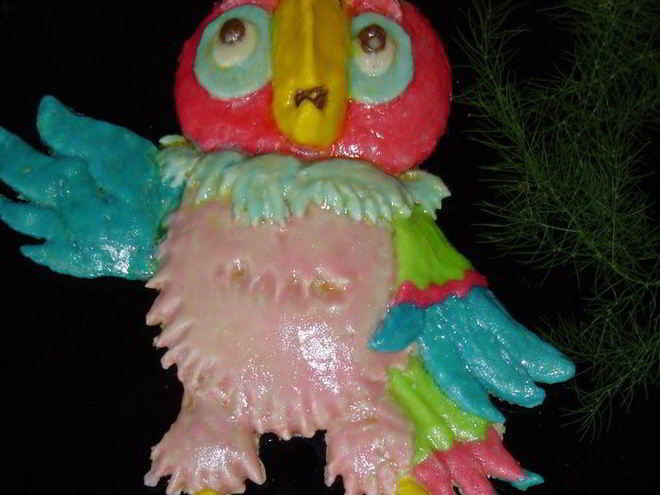 Рецепт выпечки из пресного теста попугай кеша