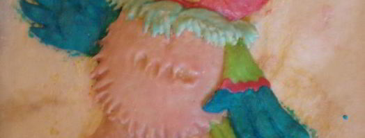 выпечка из пресного теста попугай кеша. Шаг 13