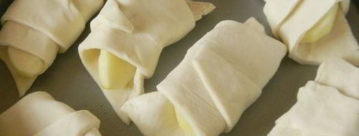 яблочные слойки со сладкой карамелью. Шаг 7