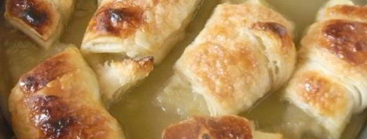 яблочные слойки со сладкой карамелью. Шаг 11