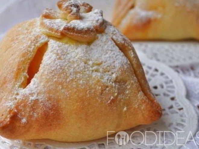 Рецепт яблок в тесте