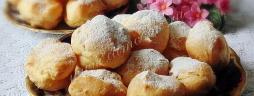 эклеры с заварным кремом. Шаг 14