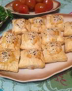 Закусочные слойки с паштетом