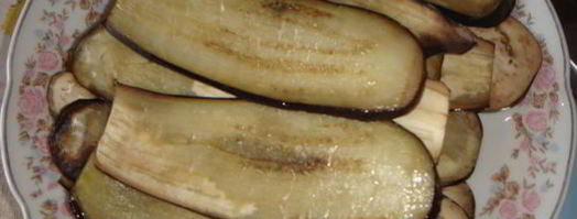 запеченные конвертики из баклажанов. Шаг 2