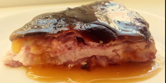 Диетическая клубничная запеканка