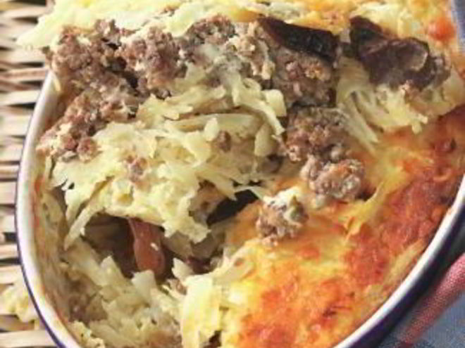 Рецепт капустной запеканки с мясным фаршем