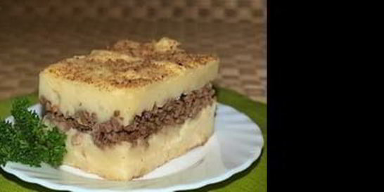 Картофельная запеканка с фаршем в мультиварке