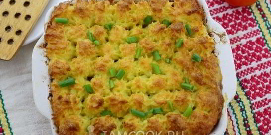 Картофельная запеканка с мясом