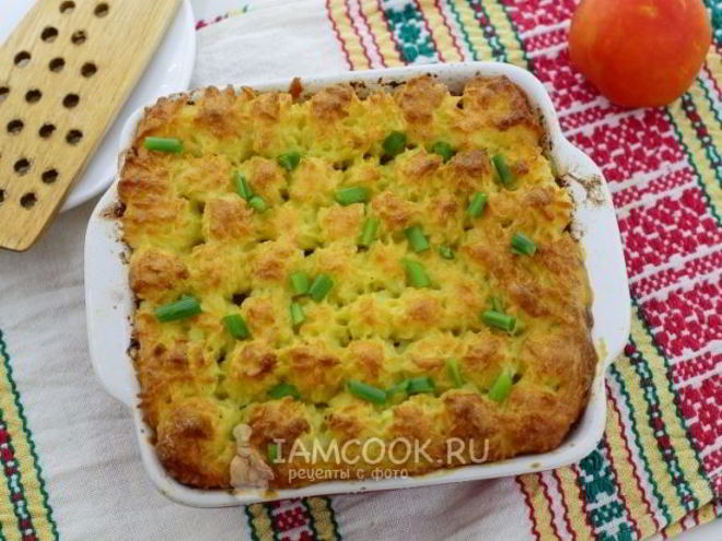 Рецепт картофельной запеканки с мясом