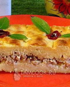 Картофельная запеканка со свиным фаршем и сыром
