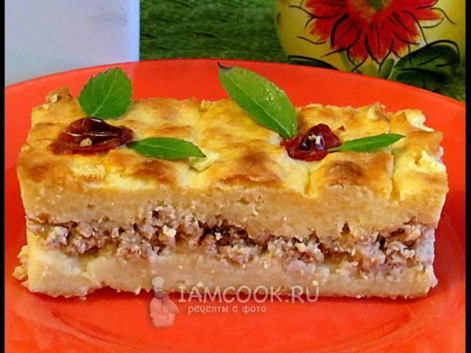Рецепт картофельной запеканки со свиным фаршем и сыром